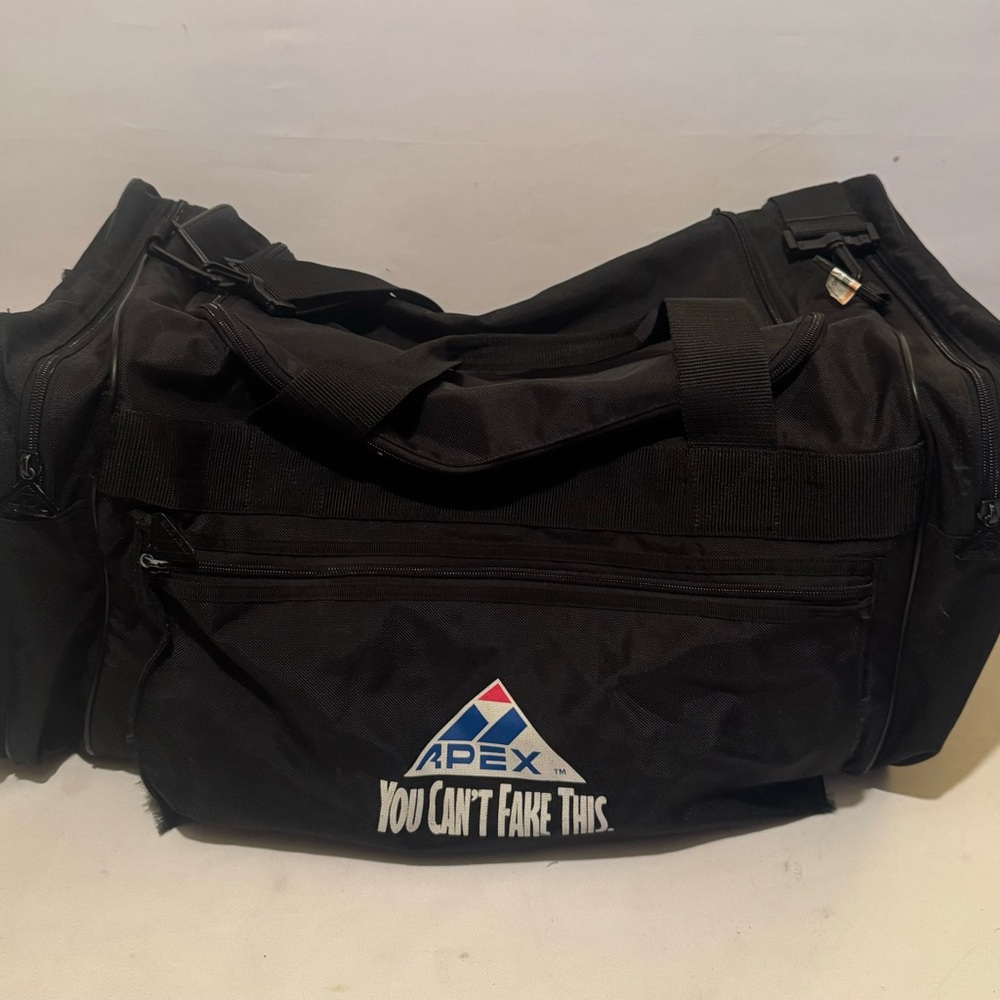 Vintage Apex One Duffel Bag Black 1990s You Can’t Fake This